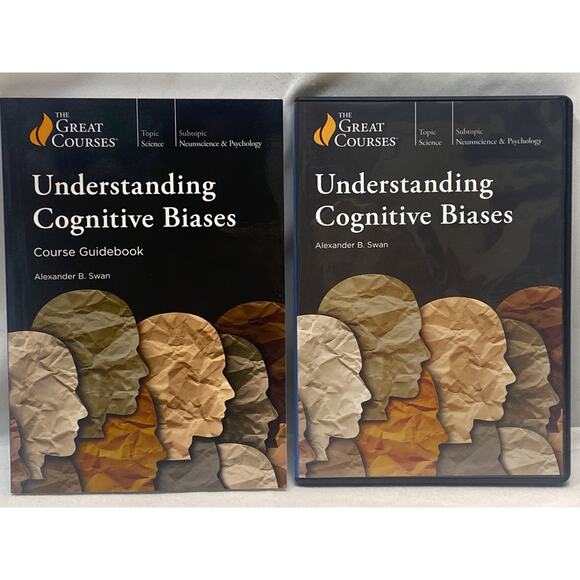 The Great Courses Understanding Cognitive Biases DVDs & Book - Picture 1 of 3